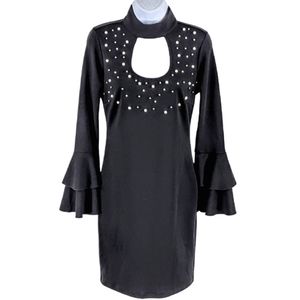 Venus black cocktail dress